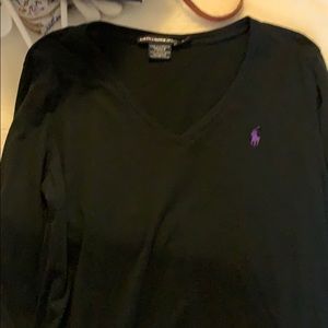 Ralph Lauren Long sleeve black T-shirt